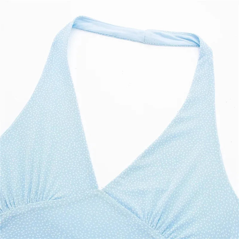 Polka Dot Halter Top