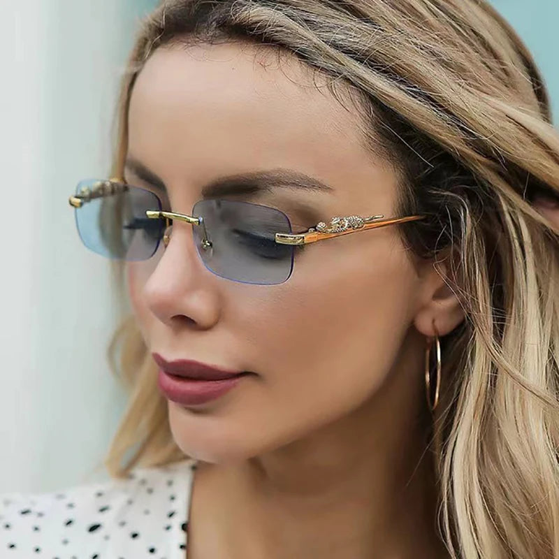 Classic Rimless Sunglasses