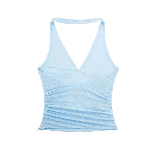 Polka Dot Halter Top