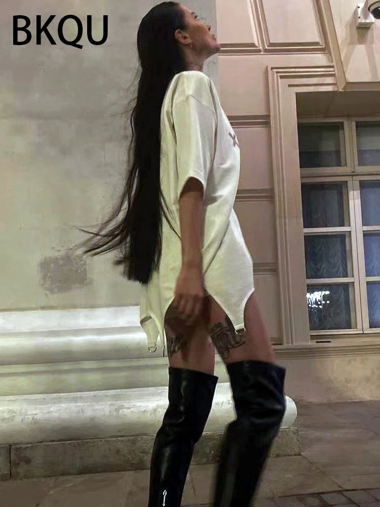 Rhinestone Loose T-Shirt