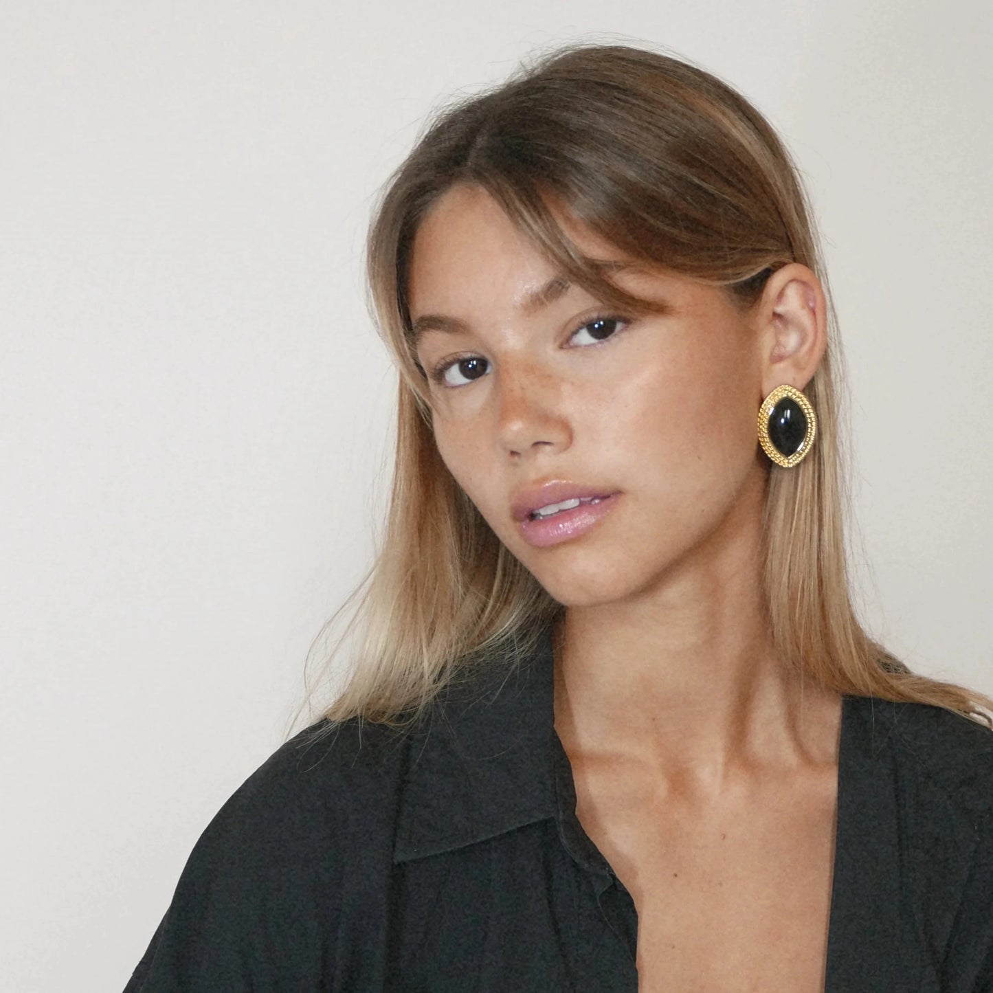 Steel Statement Bold Earrings