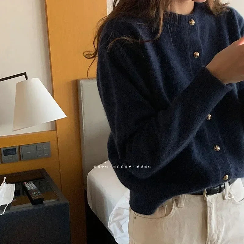 Knitted Cardigan Sweater Coat