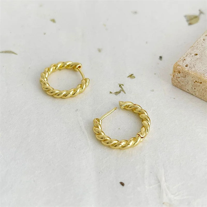 Twister Hoop Earrings