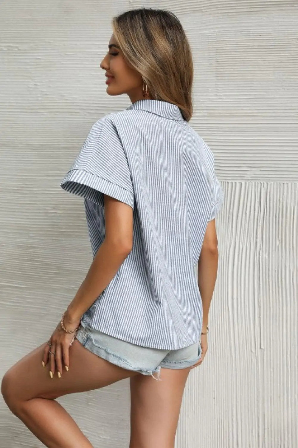 Striped Short Sleeve Shirt