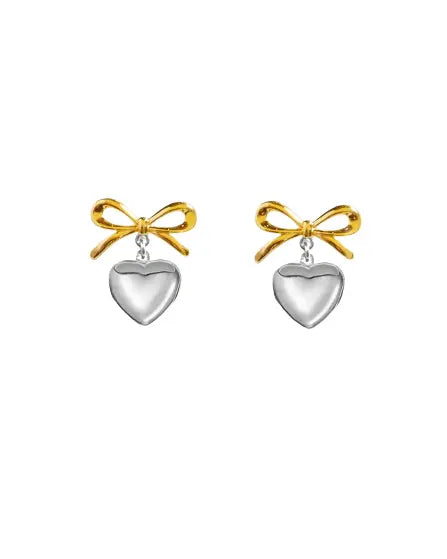 Golden Heart Earrings