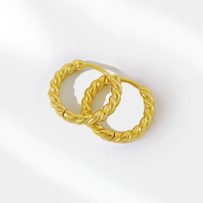 Twister Hoop Earrings