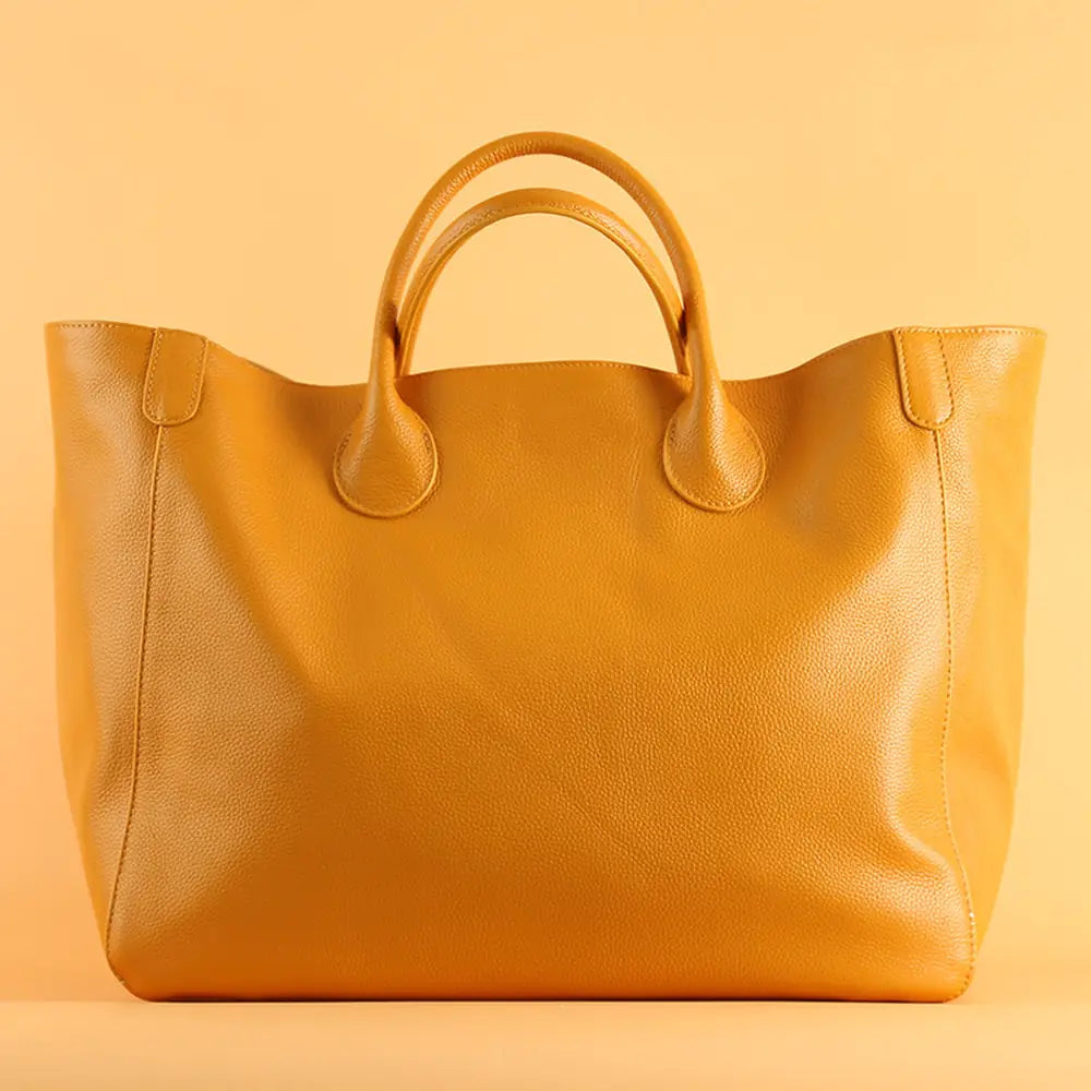 Oversize Leather Tote Bag