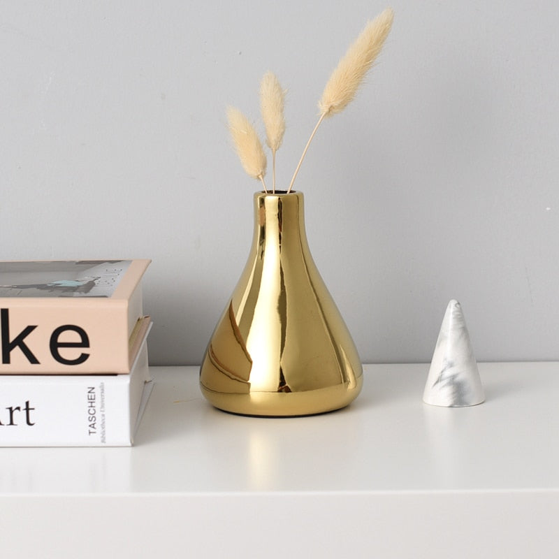Plated Gold Vase