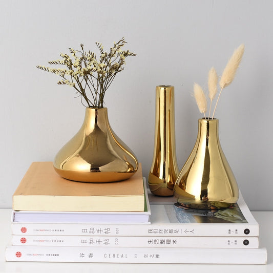 Plated Gold Vase